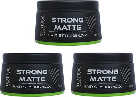 Totex Totex Strong Matte Hair Styling Wax 3 x 150 ml